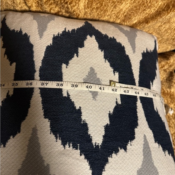 Brentwood Blue and Gray Accent Pillows with Geometric Design - Picture 5 of 9